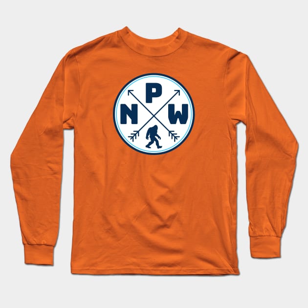 Pacific Northwest Long Sleeve T-Shirt by happysquatch